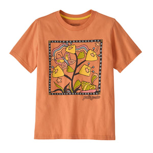 Patagonia Kids Graphic T-Shirt Butterfly Bows: Rock Melon