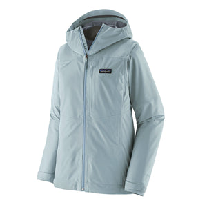 Patagonia Womens Boulder Fork Rain Jacket Fleck Blue