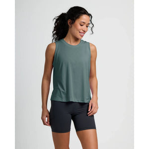 Free Fly Apparel Womens Elevate Lightweight Tank Stormy Sea