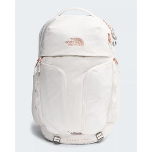 The North Face Womens Surge Luxe White Dune/Burnt Coral Metallic