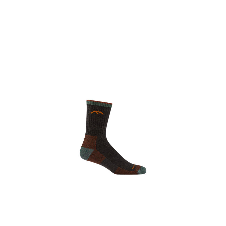 Darn Tough Mens Hiker Micro Crew Midweight With Cushion Walnut