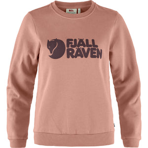 Womens Fjallraven Logo Sweater Dusty Rose-Port