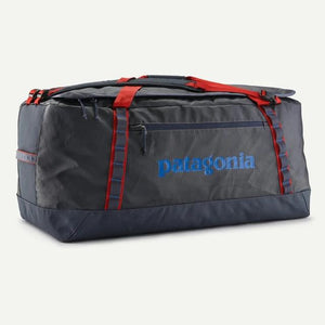 Patagonia Black Hole Duffel 100L SMRE Smolder Blue w/Amanita Red