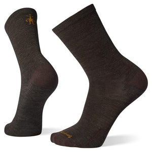 Smartwool Mens Everyday Anchor Line Zero Cushion Crew Socks 207 Chestnut