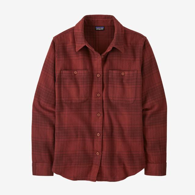 Patagonia W Fjord Flannel Shirt COXR Cascade: Oxide Red