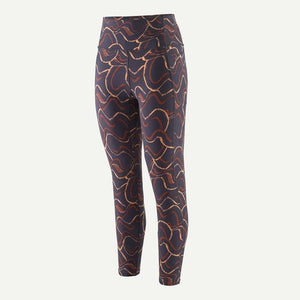 Patagonia Womens Maipo 7/8 Stash Tights CUSM Currents: Smolder Blue