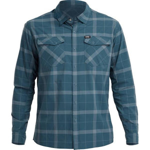 NRS Mens Long-sleeve Guide Shirt tealth / S