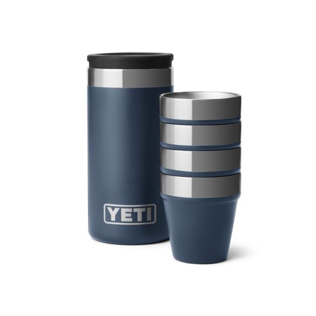 Yeti Shot Glasses and Case Navy