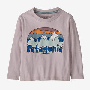 Patagonia Baby LS Fitz Roy Flurries T-Shirt ECPU Echo Purple