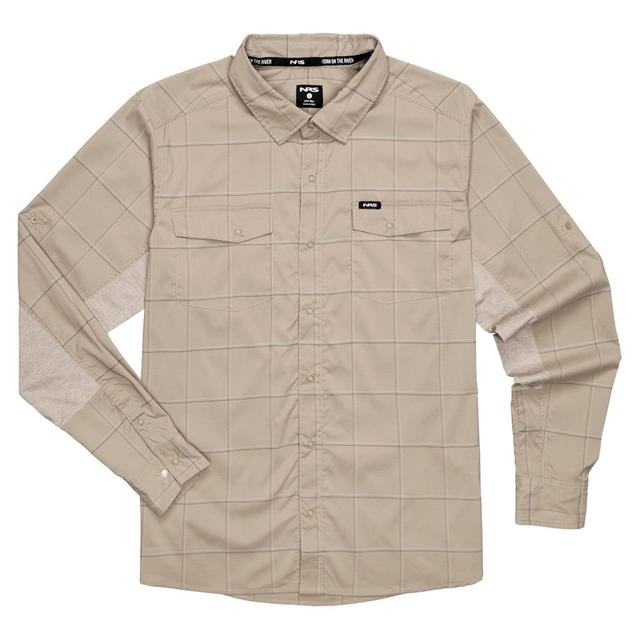NRS Mens Long-sleeve Guide Shirt ahara Plaid / S