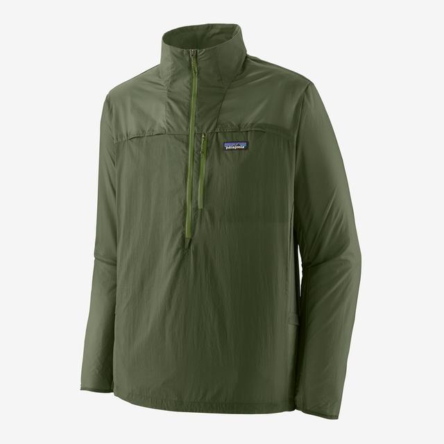 Patagonia Men's Houdini Stash 1/2-Zip Pullover TNGR Terrain Green