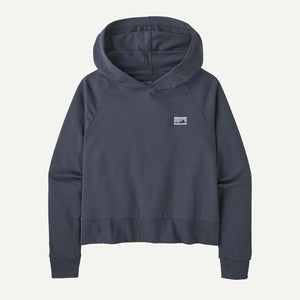 Patagonia Womens Regenerative Organic Certified Cotton Essential Hoody SDB Smolder Blue / M