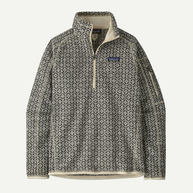 Patagonia Womens Better Sweater 1/4 Zip cales: Natural / S