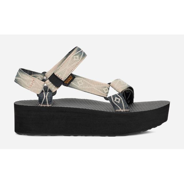 Teva Womens Flatform Universal Sunscape WKC Waterless Black/Cream