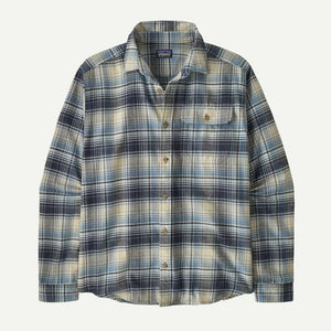 Patagonia Mens Long-Sleeved Lightweight Fjord Flannel Shirt MLT Melting Ombre: Summit Blue / S