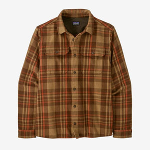 Patagonia M Fjord Loft Shirt FNBR Forested: Nest Brown