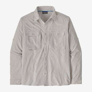 Patagonia M LS Self Guided Sun Shirt CRGY Crisp Grey