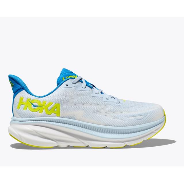 Hoka Mens Clifton 9 Wide IWEP Ice Water / Evening Primrose