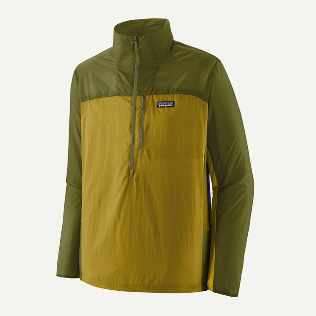 Patagonia Mens Houdini Stash 1/2 Zip Pullover Bundle Green w/Graze Green