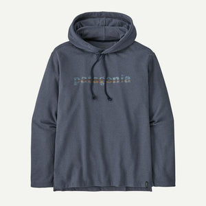 Patagonia Mens Lightweight 73 Text Logo Wildrise Hoody New Navy
