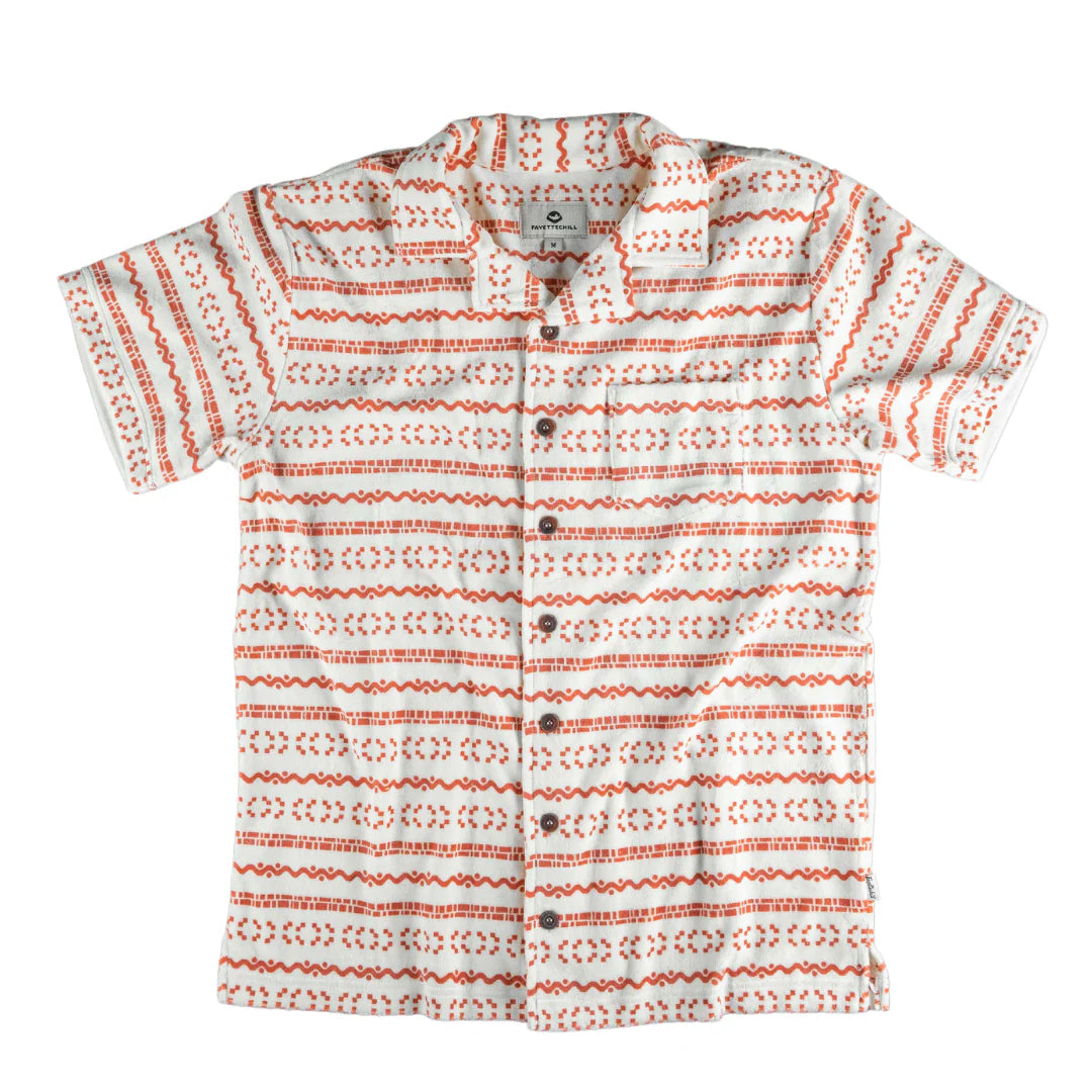 Fayettechill Men's Greers Terry Shirt Spiced Ecru