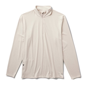 Vuori Men's Ease Performance 1/2 Zip HUE Suede Heather