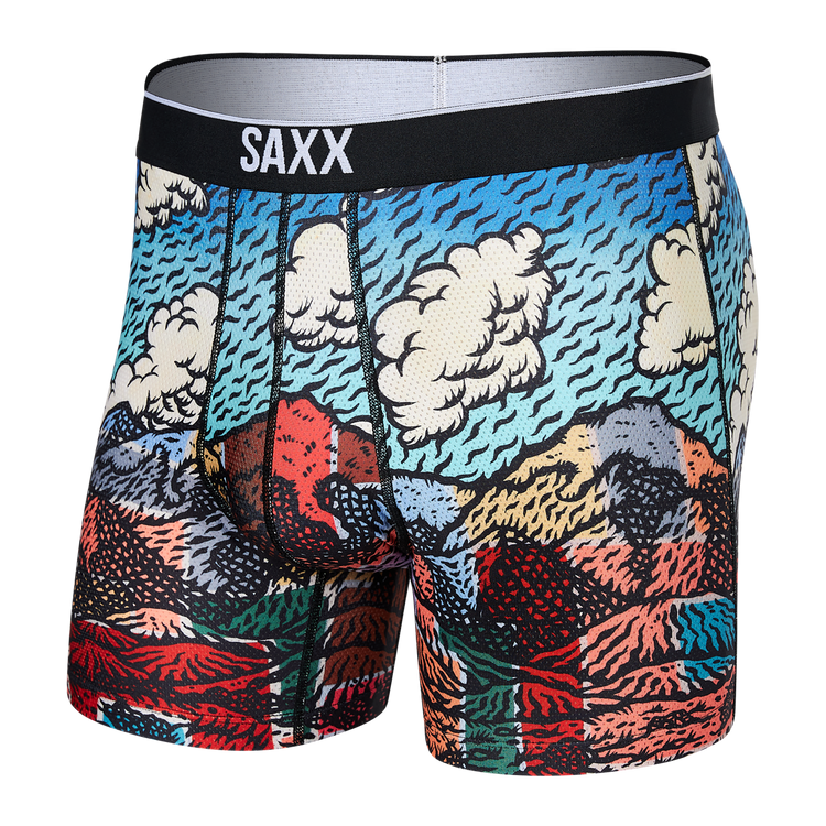 Saxx Underwear Co. M Volt Breah Mesh BB CNM Encanto Mesa/Multi