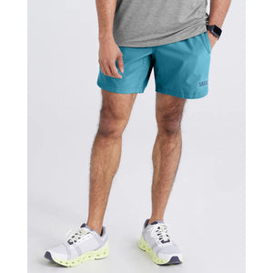 Saxx Underwear Co. Men's Gainmaker 2n1 Short 7" Hydro Blue