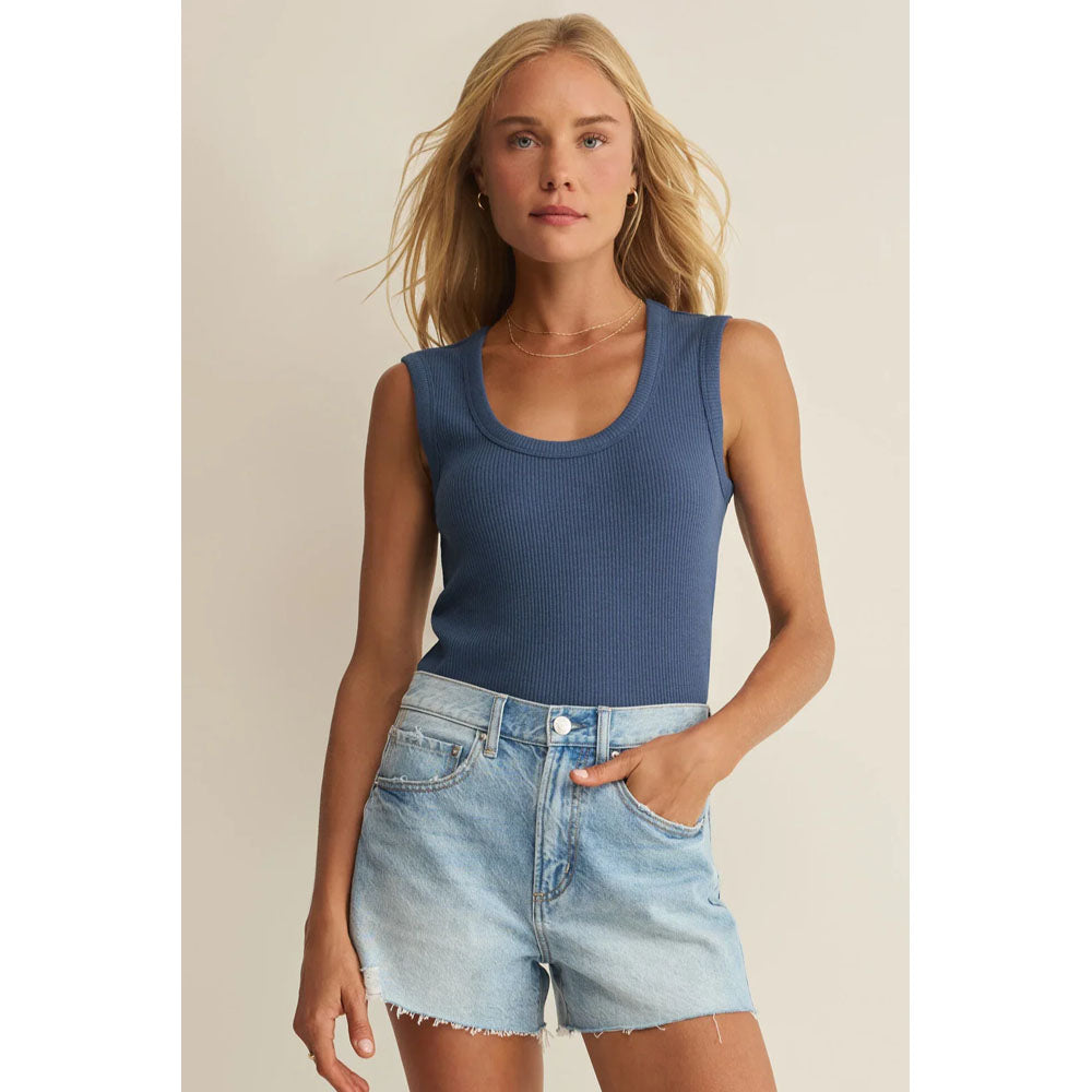 Z Supply Womens Leisurely Tank True Navy