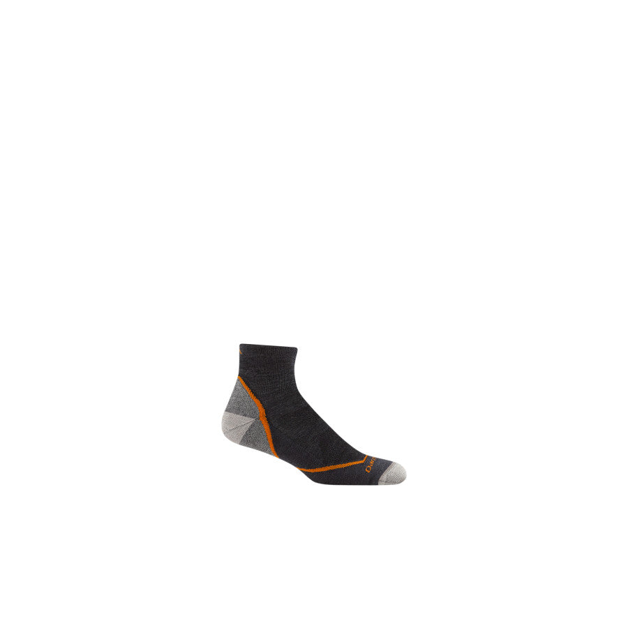 Darn Tough Mens Light Hiker 1/4 Lightweight With Cushion 3013 Charcoal