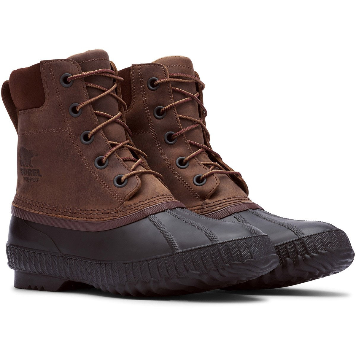 Sorel Men's Cheyanne II Lace Duck Boot Tobacco/Black