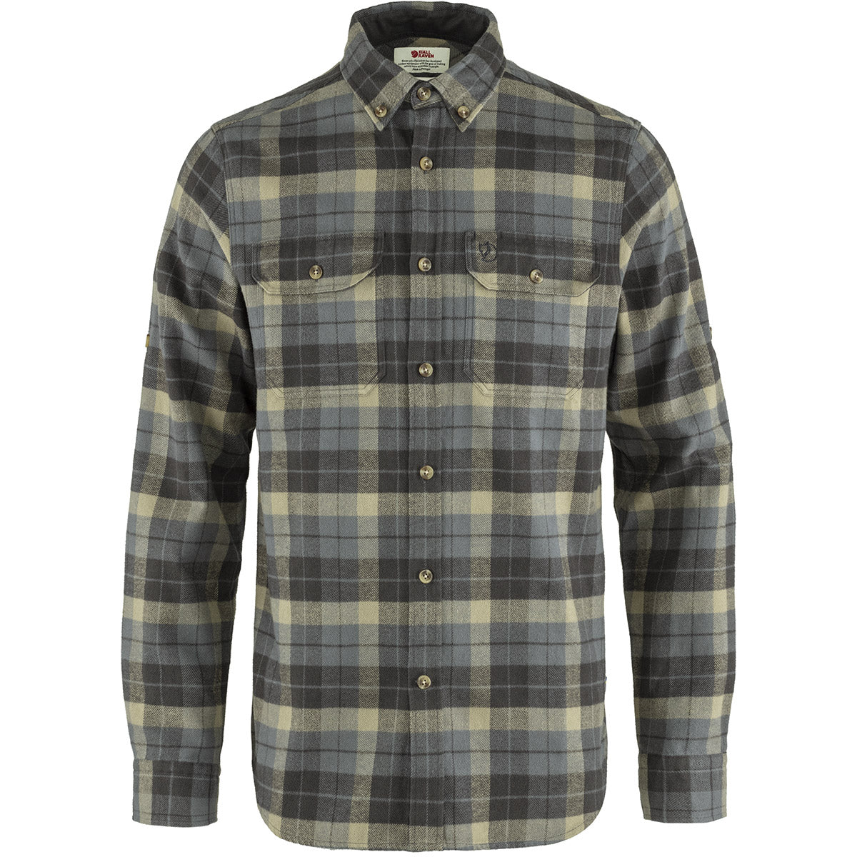 Fjallraven Men's Singi Heavy Flannel Shirt Super Grey/Stone Grey