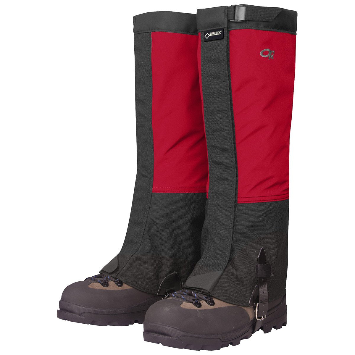Outdoor Research Men's Crocodile Gaiters Chili Black