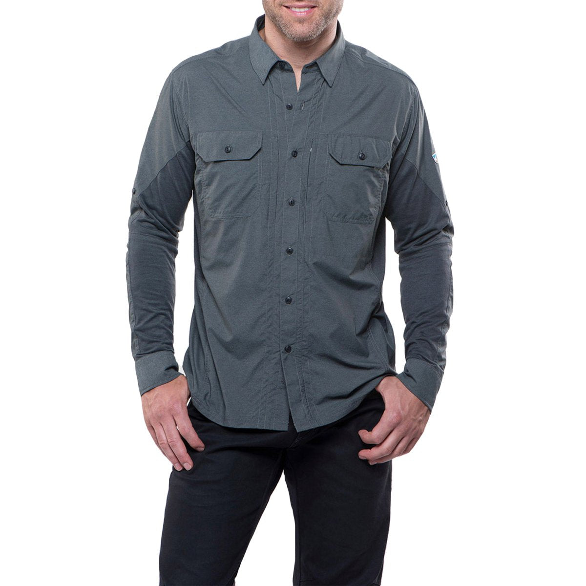Kuhl Men's Airspeed Long Sleeve Carbon