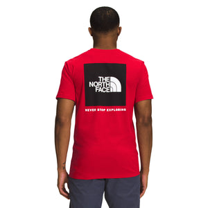 The North Face Men's Short-Sleeve Box NSE Tee TNF Red/TNF Black