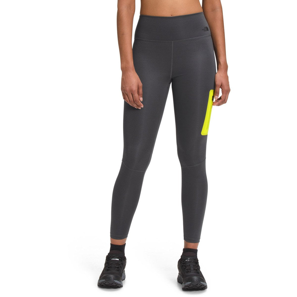 The North Face Women's Paramount Tight Asphalt Grey/Sulphur Spring Green