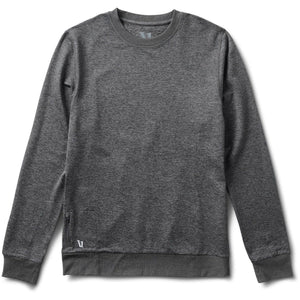 Vuori Men's Ponto Performance Crew Charcoal Heather