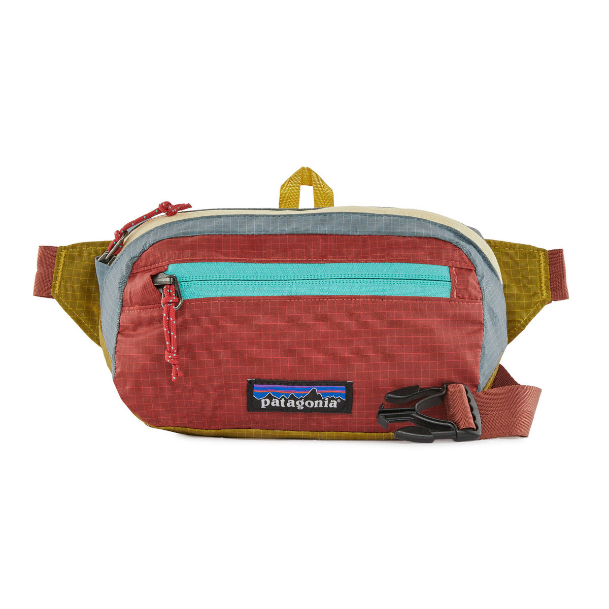 Patagonia Ultralight Black Hole Mini Hip Pack Patchwork: Cabin Gold