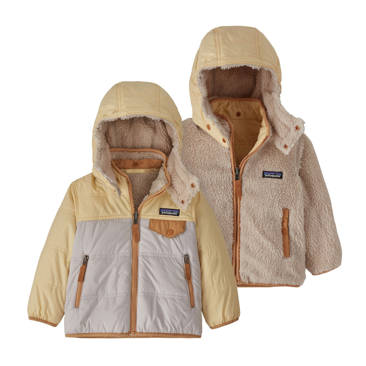 Patagonia Baby Reversible Tribbles Hoody Cornice Grey