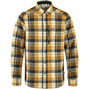 Fjallraven Men's Fjallglim Shirt Buckwheat Brown-Dark Navy