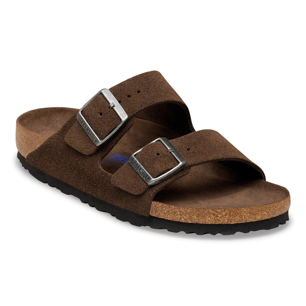 Birkenstock Arizona Soft Footbed Suede Leather - Regular Carafe Tonal