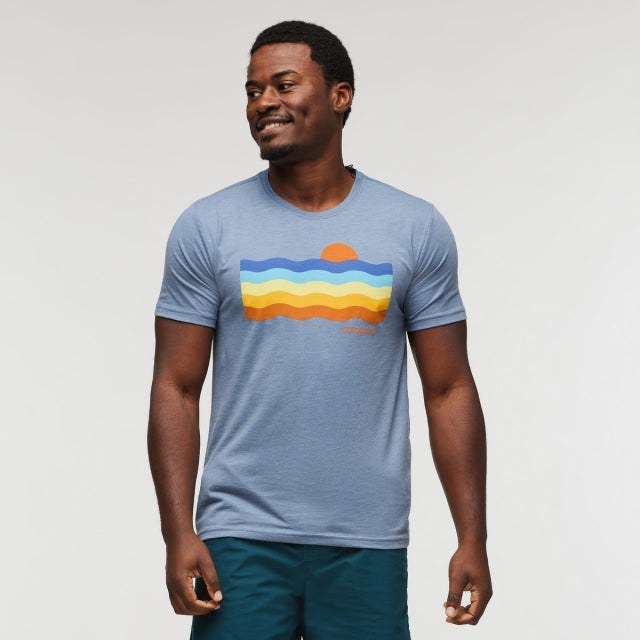 Cotopaxi Mens Disco Wave T-Shirt TEPT Tempest / M