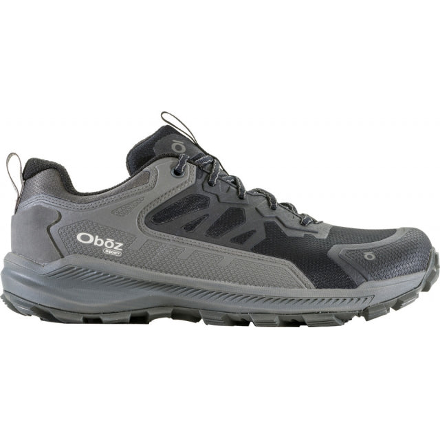 Oboz Mens Katabatic Low Waterproof Charcoal