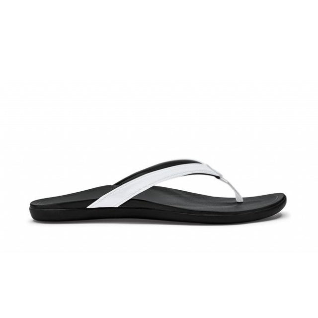 Olukai Womens Hoopio White/Onyx