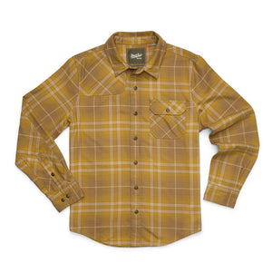 Howler Brothers Mens Harkers Flannel Shirt Kempton Plaid : Otter