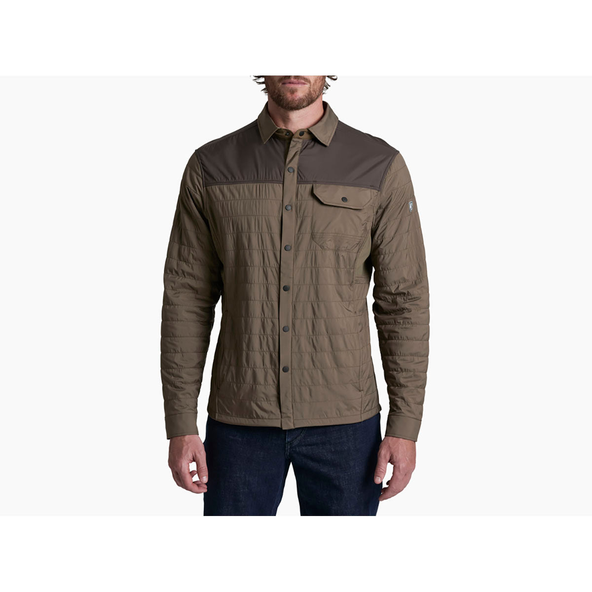 Kuhl Mens The One Shirt-Jac Kanteen/Dark Oak