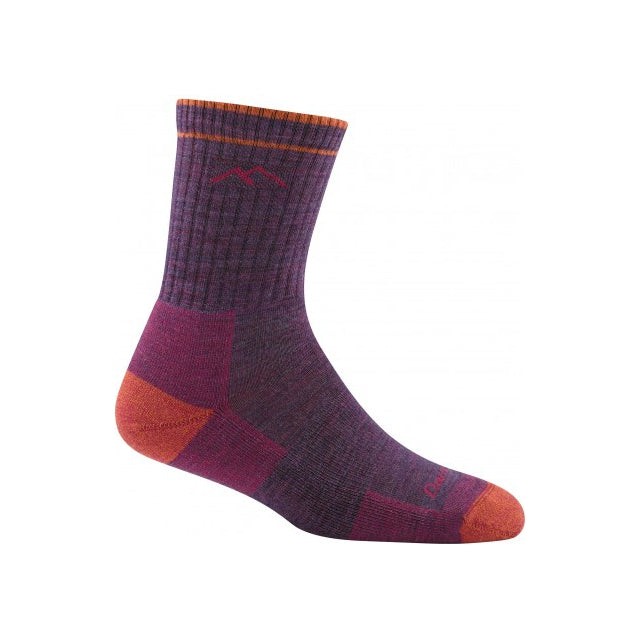 Darn Tough W Hiker Micro Crew Midweight w/ Cushion Plum Heather