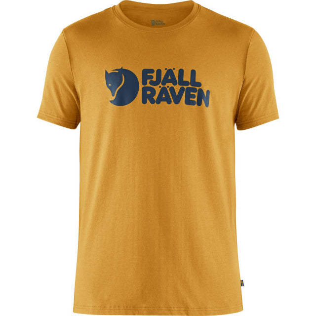 Mens Fjallraven Logo T-shirt 160 Ochrre