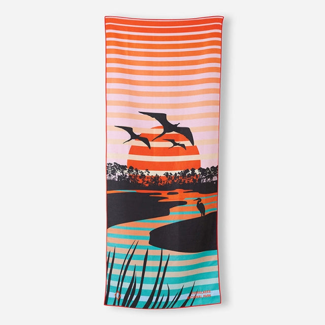 Nomadix Single Sided Print NP Everglades Pink Teal