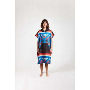 Nomadix Changing Poncho Bend Blue Orange
